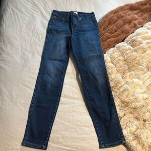 Madewell 10” high rise skinny jeans